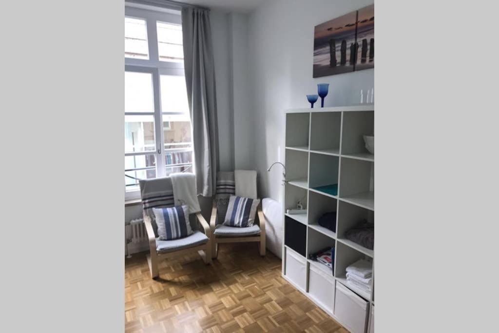 Central, Modern, Mit Grossem Balkon Checkin123 Wiesbaden Buitenkant foto